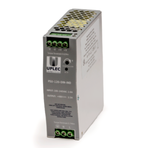 Industrial switched mode power supply converting mains voltage to variable 48V DC